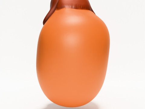 3D Printing Dachshund Hot Dog Mustard Pup toy 3D Model