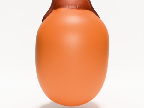 3D Printing Dachshund Hot Dog Mustard Pup toy 3D Model