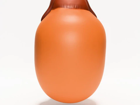 Brinquedo para cachorro-quente Dachshund com impress&atilde;o 3D Modelo 3D
