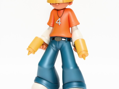 3डी प्रिंटिंग नंबुह 4 वालेबी वैली बीटल्स किड्स नेक्स्ट डोर खिलौना 3D मॉडल