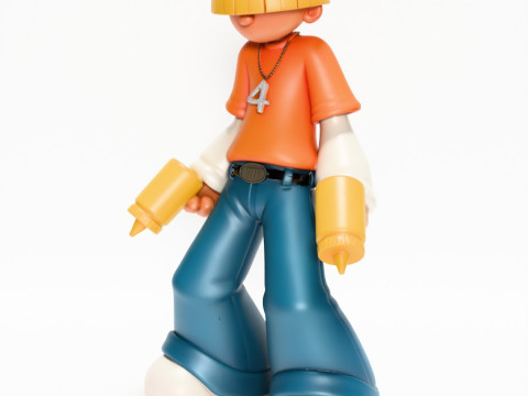 3डी प्रिंटिंग नंबुह 4 वालेबी वैली बीटल्स किड्स नेक्स्ट डोर खिलौना 3D मॉडल