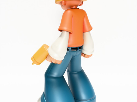 3डी प्रिंटिंग नंबुह 4 वालेबी वैली बीटल्स किड्स नेक्स्ट डोर खिलौना 3D मॉडल