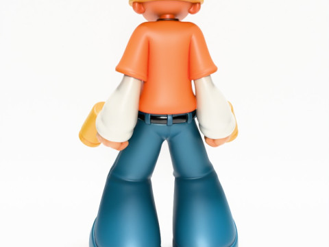 3डी प्रिंटिंग नंबुह 4 वालेबी वैली बीटल्स किड्स नेक्स्ट डोर खिलौना 3D मॉडल