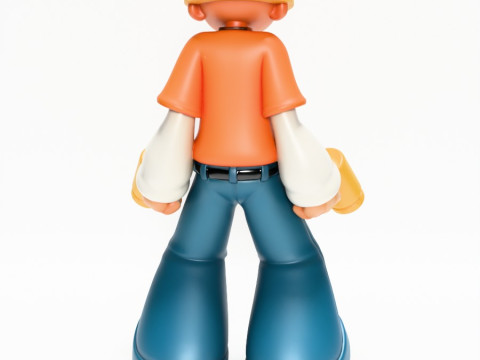 3डी प्रिंटिंग नंबुह 4 वालेबी वैली बीटल्स किड्स नेक्स्ट डोर खिलौना 3D मॉडल