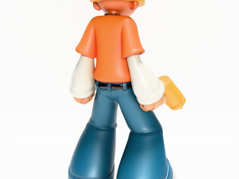 3डी प्रिंटिंग नंबुह 4 वालेबी वैली बीटल्स किड्स नेक्स्ट डोर खिलौना 3D मॉडल