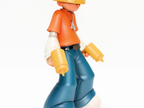 3D Printing Numbuh 4 Wallabee Wally Beetles Kids Next Door toy 3D Model