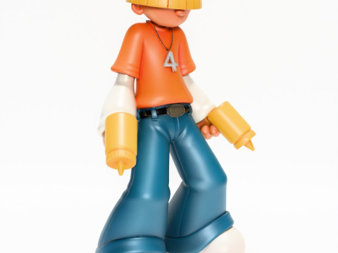 3डी प्रिंटिंग नंबुह 4 वालेबी वैली बीटल्स किड्स नेक्स्ट डोर खिलौना 3D मॉडल