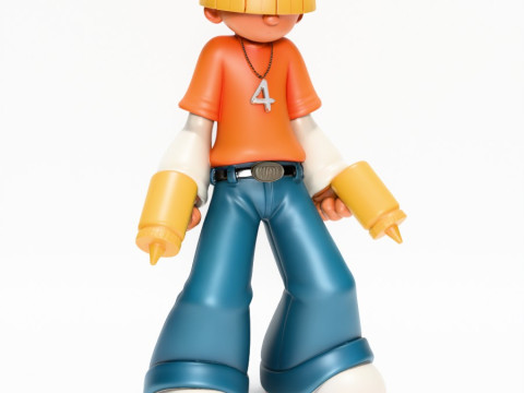 3डी प्रिंटिंग नंबुह 4 वालेबी वैली बीटल्स किड्स नेक्स्ट डोर खिलौना 3D मॉडल