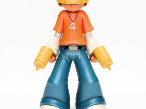 3डी प्रिंटिंग नंबुह 4 वालेबी वैली बीटल्स किड्स नेक्स्ट डोर खिलौना 3D मॉडल