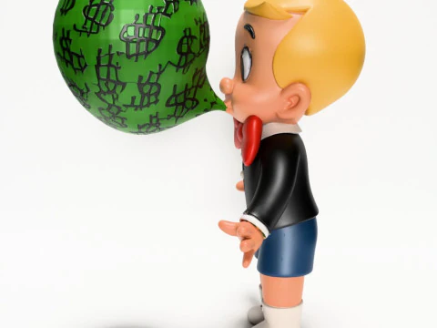 3D Printing Poor Little Richie Rich Boy Cash Bubble Gum Kid Harvey Comics toy 3D Model
