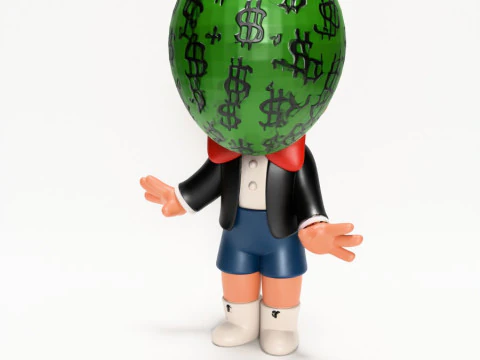 3D Printing Poor Little Richie Rich Boy Cash Bubble Gum Kid Harvey Comics toy 3D Model