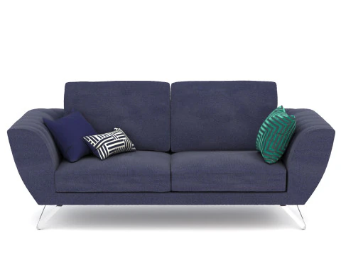 Caractere large 3seat sofa 3D Model