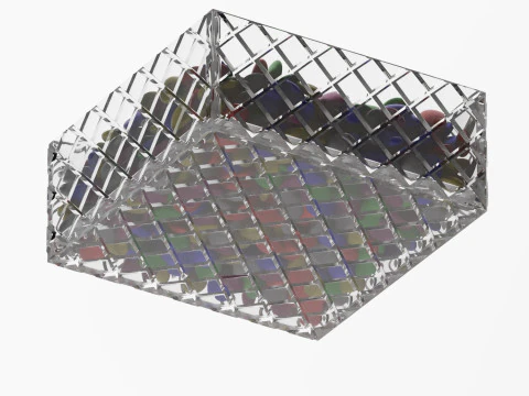 크리스탈 캔디병 3D 모델