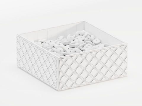 Crystal candy jar Modello 3D