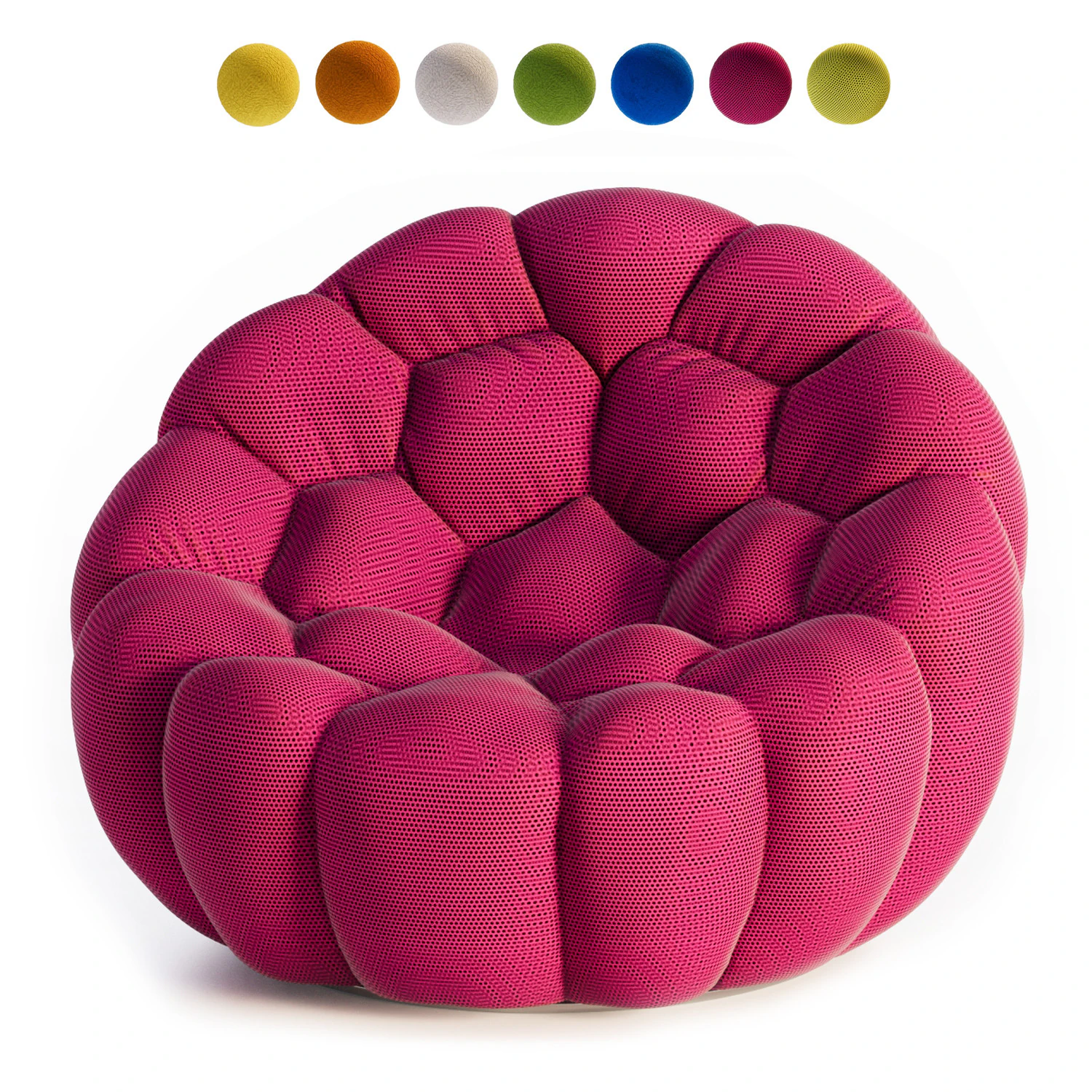 Bubble armchair 3D Model .c4d .max .obj .3ds .fbx .stl .blend