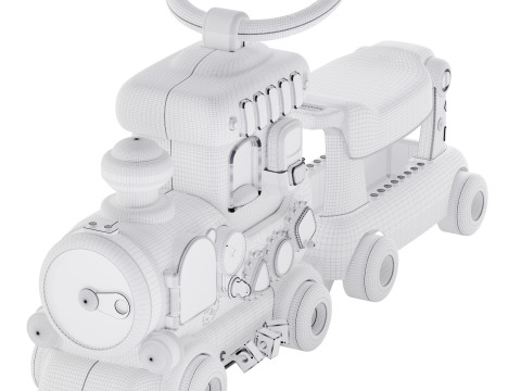Kids lucky train 3D Model