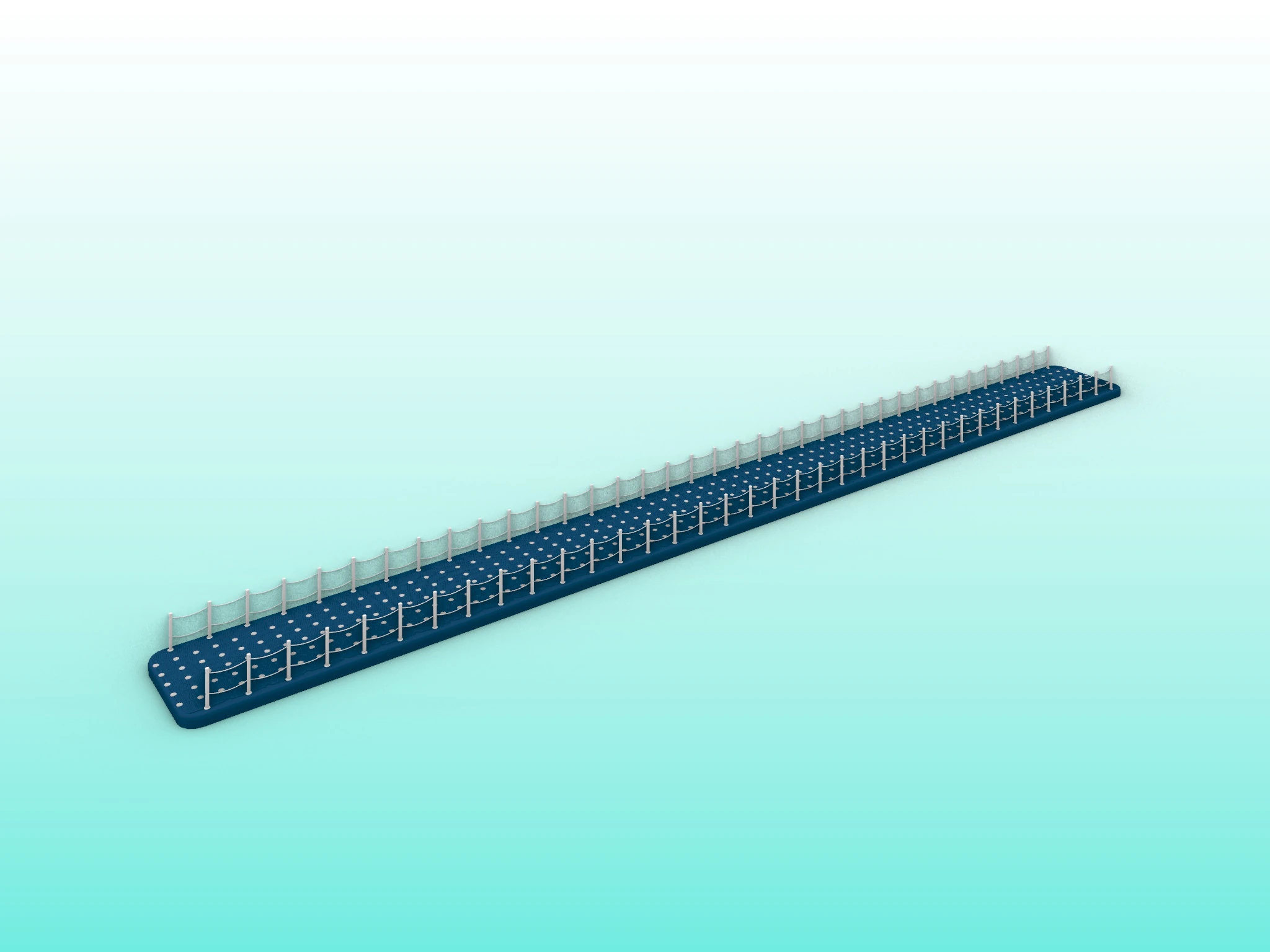 Floating dock 3D Model .c4d .max .obj .3ds .fbx .stl .blend 