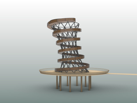 TORRE MIRADOR - VIEWPOINT TOWER 3D 모델