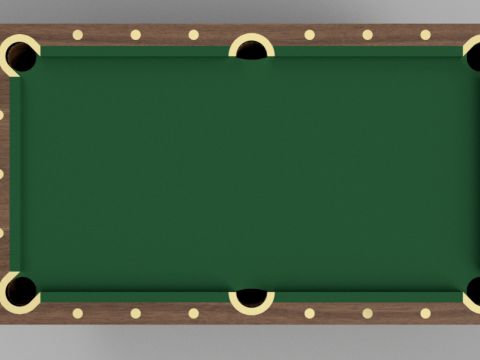 Billiard Table 3D 模型