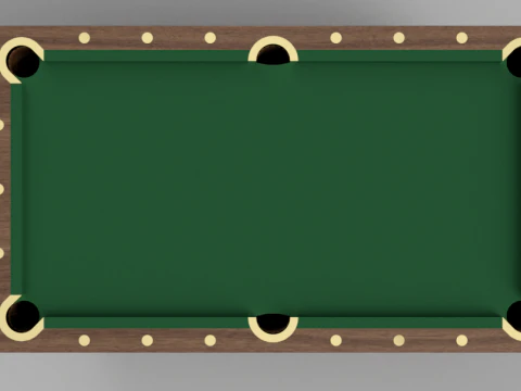 Billiard Table 3D Model