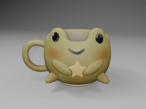 Frog Cup 3D Model