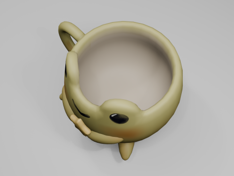 Frog Cup 3D Model