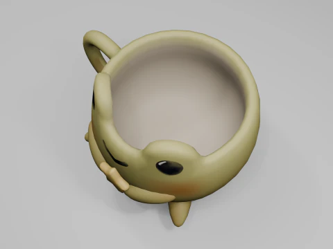 Frog Cup 3D Model