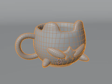 Frog Cup 3D Model