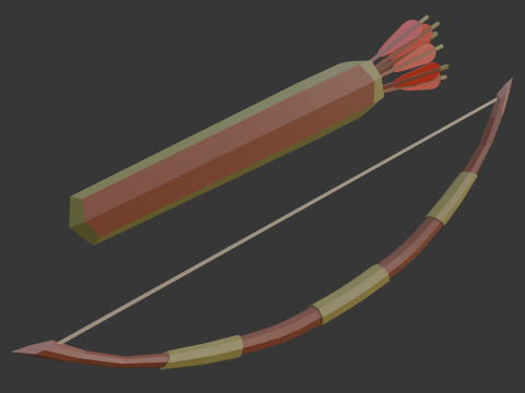 Low Poly Viking Weapons Pack - гра готова для Unity Unreal Godot 3D Модель