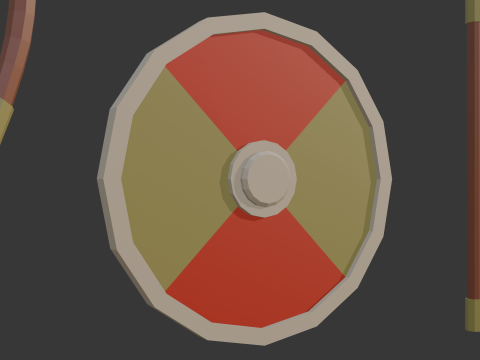 Low Poly Viking Weapons Pack - гра готова для Unity Unreal Godot 3D Модель