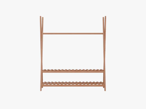 Coat Rack GameReady Furniture Asset 3D Model