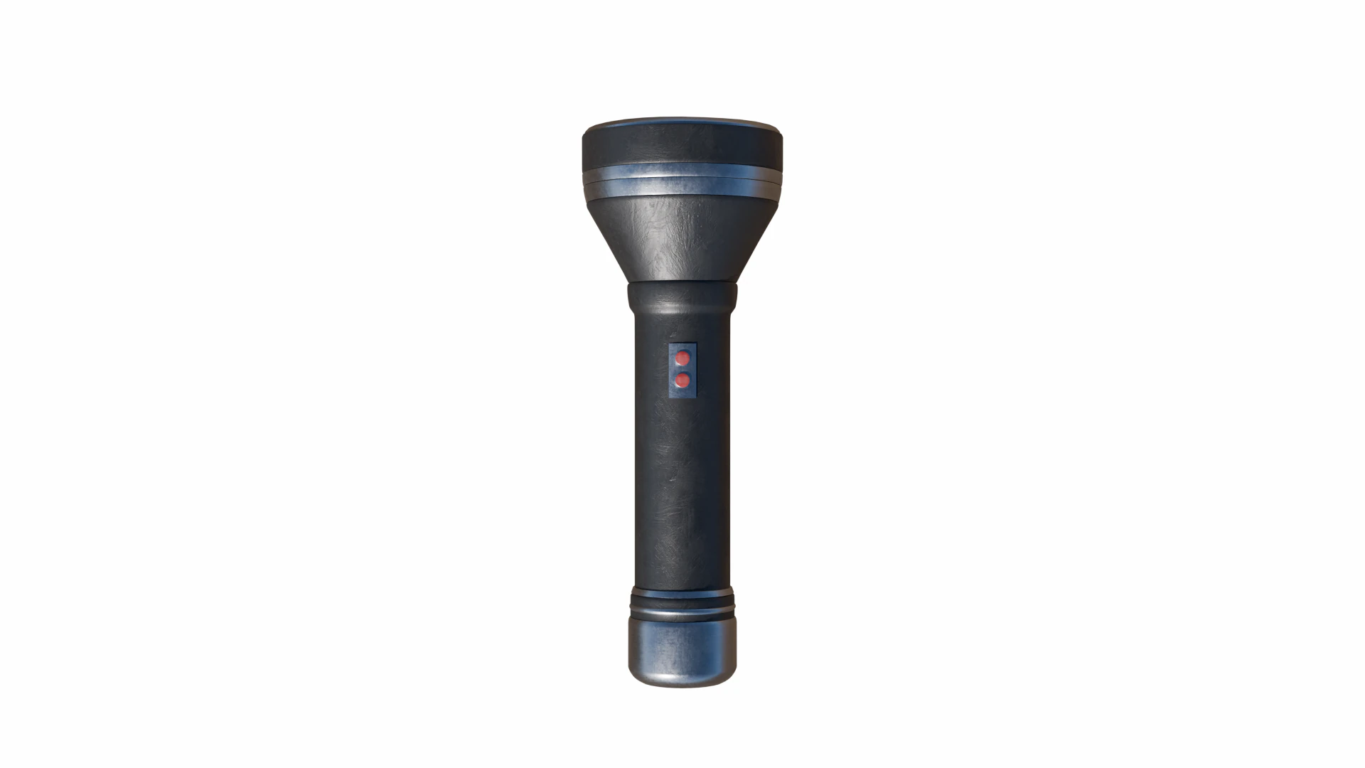 Realistic Flashlight Game Ready PBR Textures 3D Model .c4d .max .obj .3ds .fbx .stl .blend 