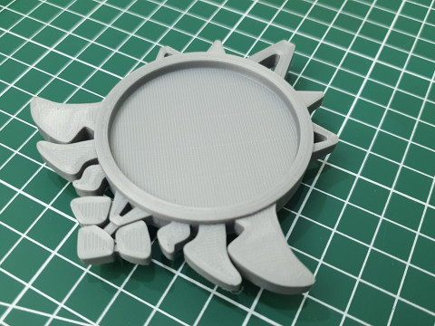 Mondstadt Vision Set for 3D Printing -- Genshin Impact -- Vision Frame and 7 Different Stone 3D Baskı Modeli