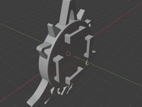 3D 프린팅을 위한 Mondstadt 비전 세트 -- Genshin Impact -- 비전 프레임과 7개의 다른 돌 3D 프린트 모델