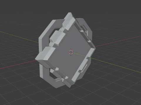 Liyue Vision Set for 3D Printing -- Genshin Impact -- Vision Frame and 7 Different Stone 3D Print Model