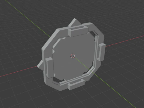 Liyue Vision Set for 3D Printing -- Genshin Impact -- Vision Frame and 7 Different Stone 3D Print Model