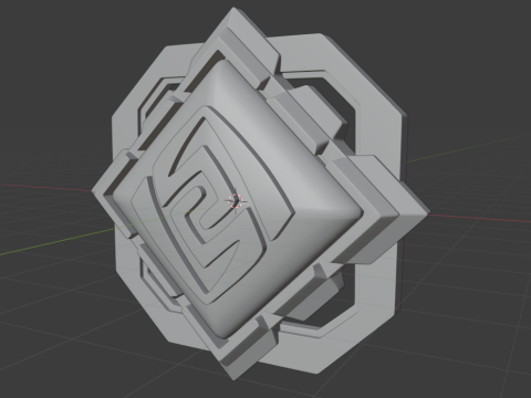 Liyue Vision Set for 3D Printing -- Genshin Impact -- Vision Frame and 7 Different Stone 3D Baskı Modeli