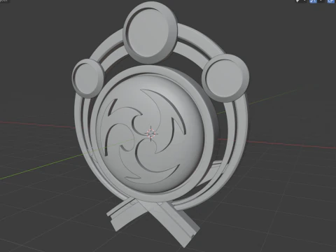 Inazuma Vision Set for 3D Printing -- Genshin Impact -- Vision Frame and 7 Different Stone 3D Print Model