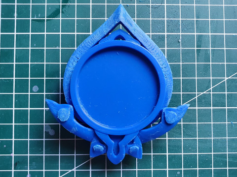 Sumeru Vision Set for 3D Printing -- Genshin Impact -- Vision Frame and 7 Different Stone 3D Print Model