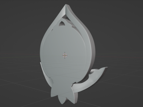 Sumeru Vision Set for 3D Printing -- Genshin Impact -- Vision Frame and 7 Different Stone 3D Print Model