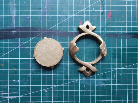 Fontaine Vision Set for 3D Printing -- Genshin Impact -- Pneuma and Ousia 3D Print Model