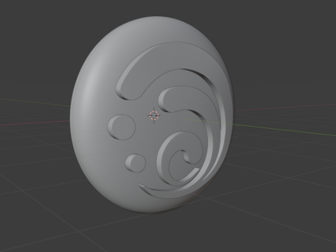 Natlan Vision Set for 3D Printing -- Genshin Impact -- Vision Frame And 7 Vision Stone Modelo de Impressão 3D