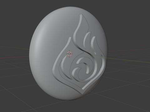 Natlan Vision Set for 3D Printing -- Genshin Impact -- Vision Frame And 7 Vision Stone Modelo de Impressão 3D