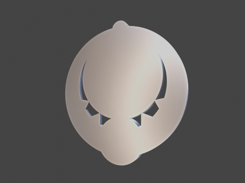 Nod Krai Vision Set for 3D Printing -- Moon Wheel -- Genshin Impact Cosplay Prop 3D Принт Модель