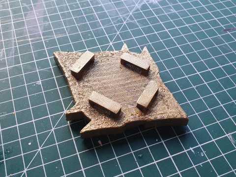 3D 프린팅용 Snezhnaya Vision 세트 - Genshin Impact 코스프레 소품 3D 프린트 모델