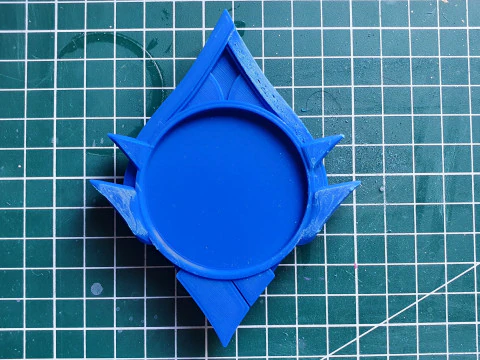 3D 프린팅용 Snezhnaya Vision 세트 - Genshin Impact 코스프레 소품 3D 프린트 모델