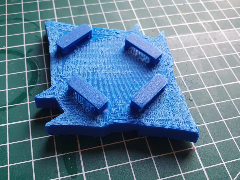 3D 프린팅용 Snezhnaya Vision 세트 - Genshin Impact 코스프레 소품 3D 프린트 모델