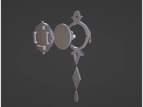 Furina Vision Set for 3D Printing -- Genshin Impact Cosplay Prop 3D Print Model