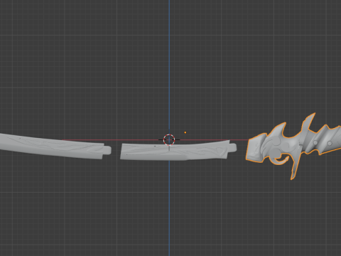 Raiden Shoguns Katana for 3D Printing -- Genshin Impact Cosplay Prop -- Musou No Hitotachi Modelo de impresión 3D