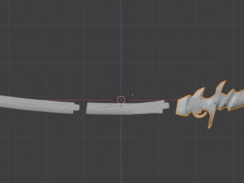 Raiden Shoguns Katana for 3D Printing -- Genshin Impact Cosplay Prop -- Musou No Hitotachi 3D Print Model